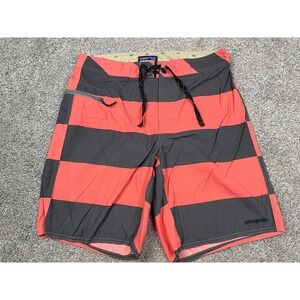 Patagonia Swim Trunks Mens 32 Striped Beach Vacation Summer Bathing Suit Shorts